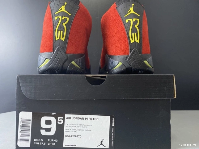 Cheap 14 Retro Red Jordan 654459-670 Challenge Air 0727